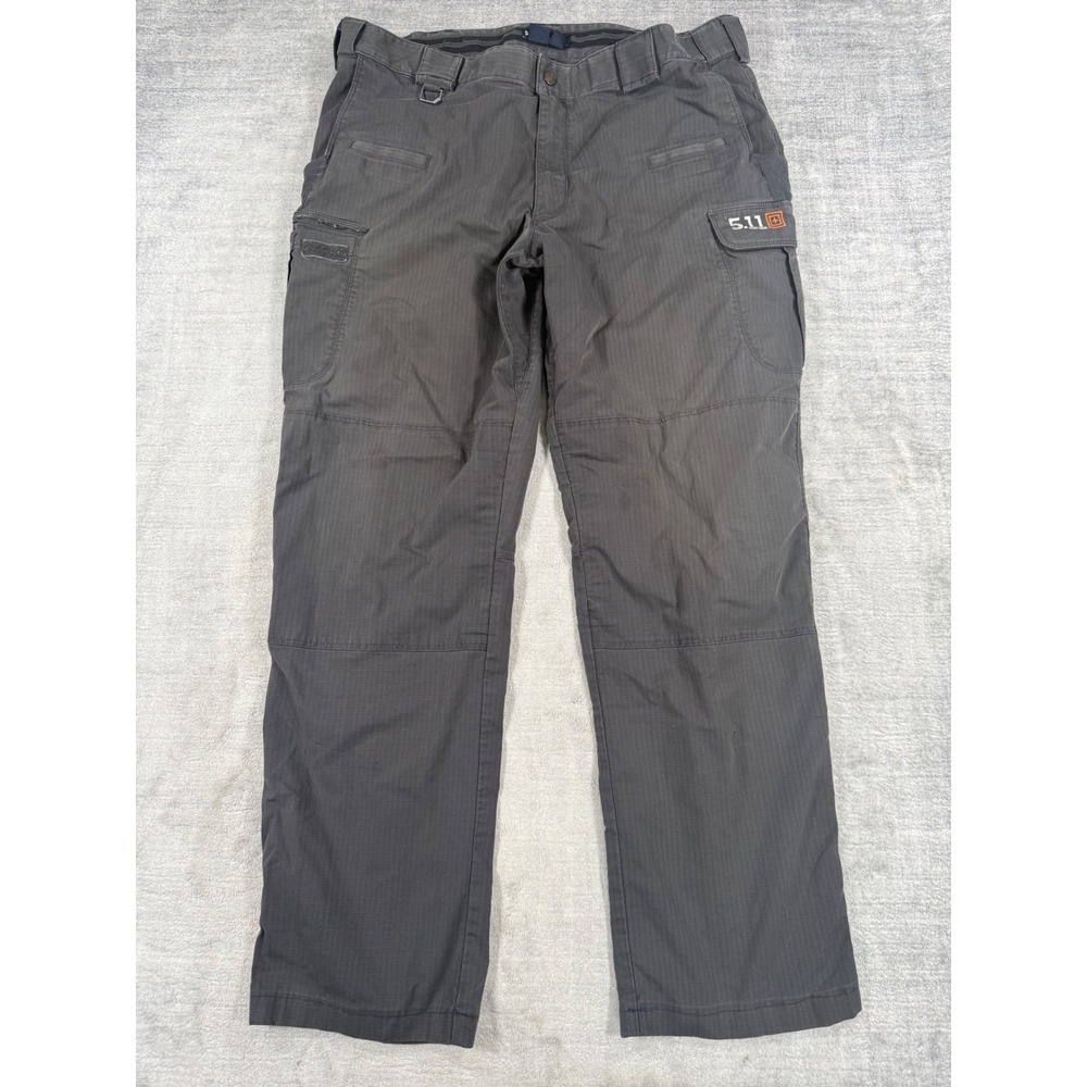 5.11 Tactical Cargo Pants Mens 40 Grey Ripstop Outdoor Workwear Gorpcore Utility